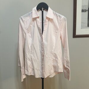 Ann Taylor Light Pink Button Down Shirt